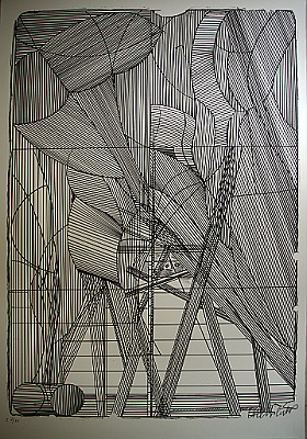 1997 - Gschtreifter - Zustand 1 - Lithographie auf Stein - 107x74,5cm